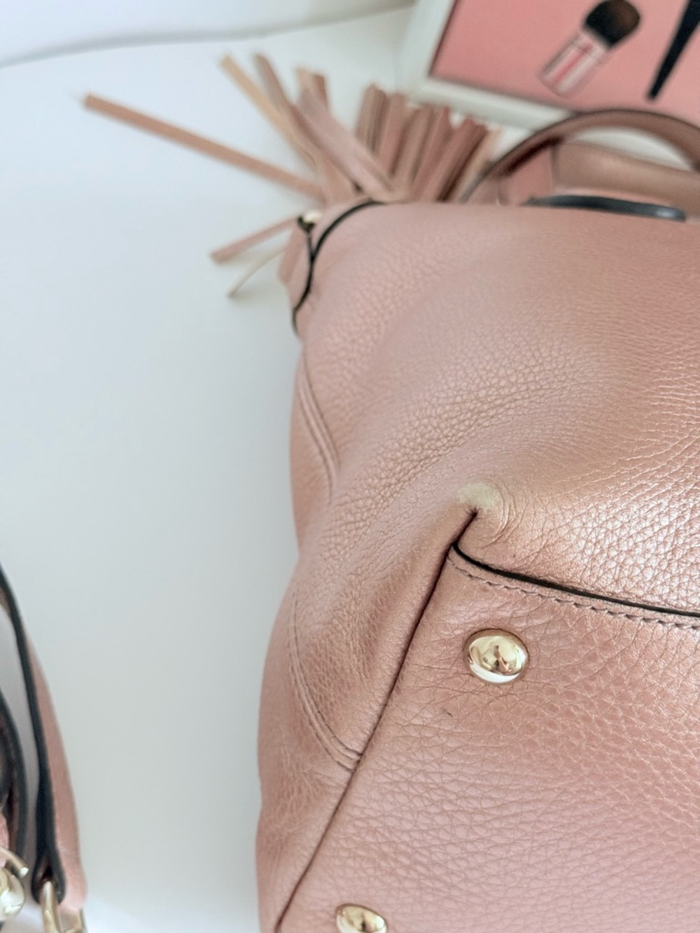 Gucci SOHO "JAPAN EXCLUSIVE "GG interlock pink Metallic π - Picture 11 of 16